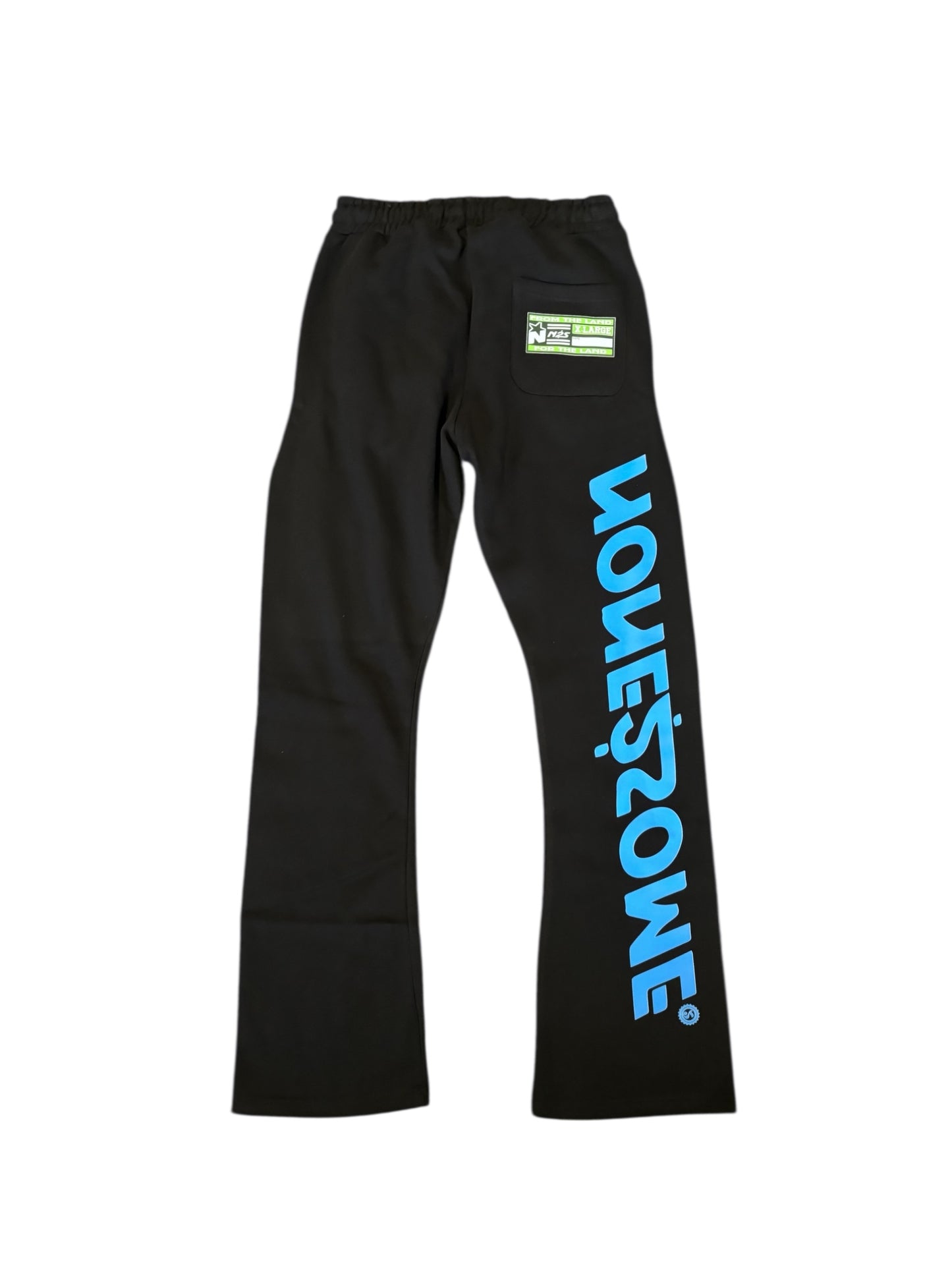 NONE2SOME STACKED FLARE SWEATS