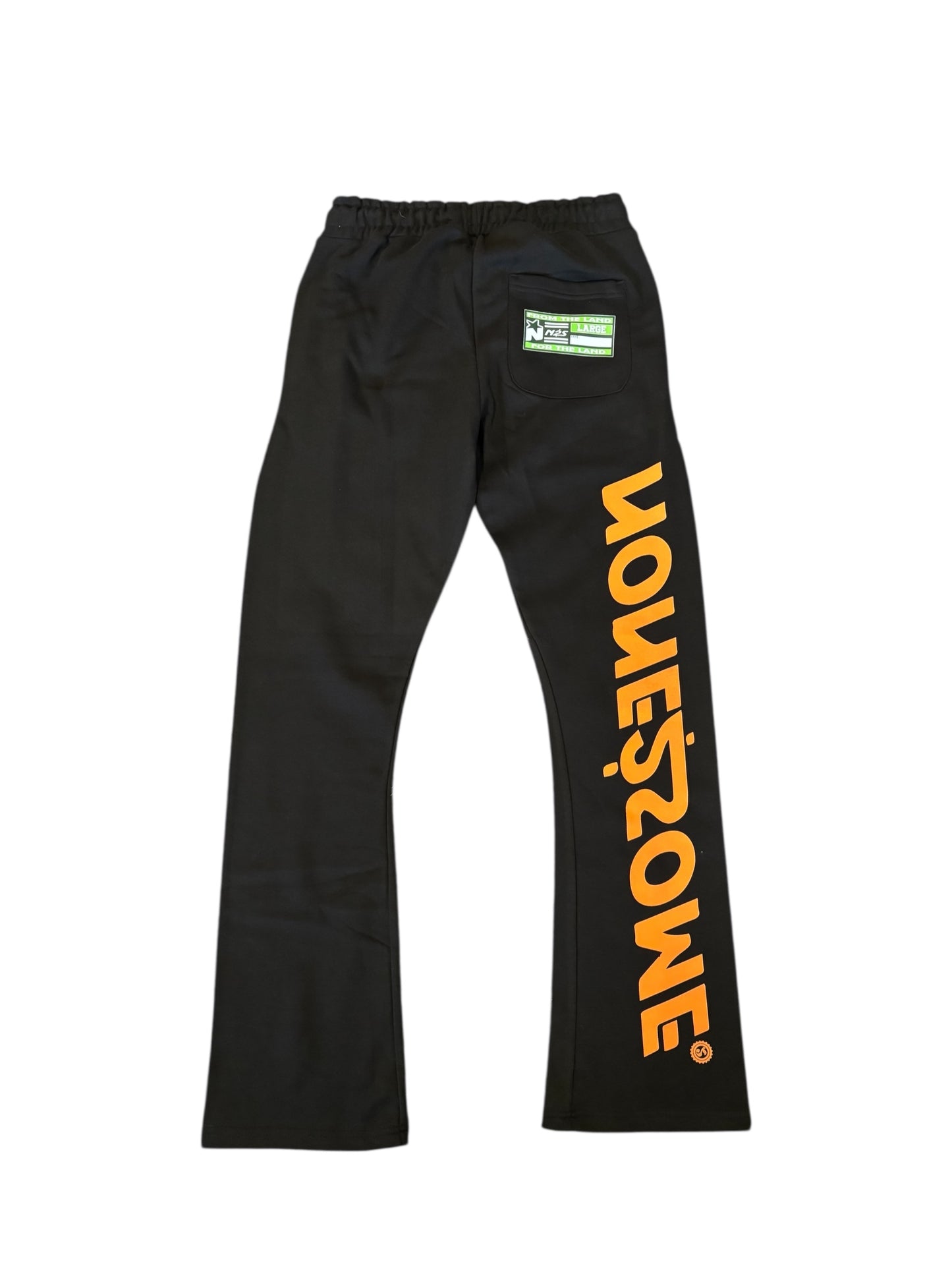 NONE2SOME STACKED FLARE SWEATS