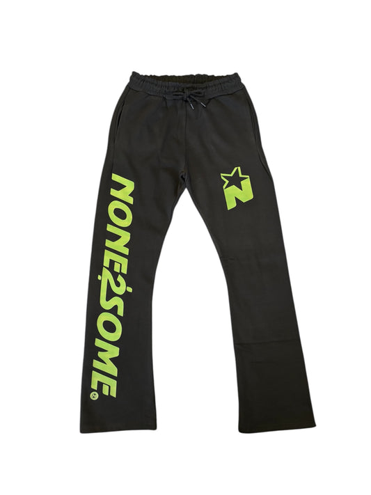 NONE2SOME STACKED FLARE SWEATS