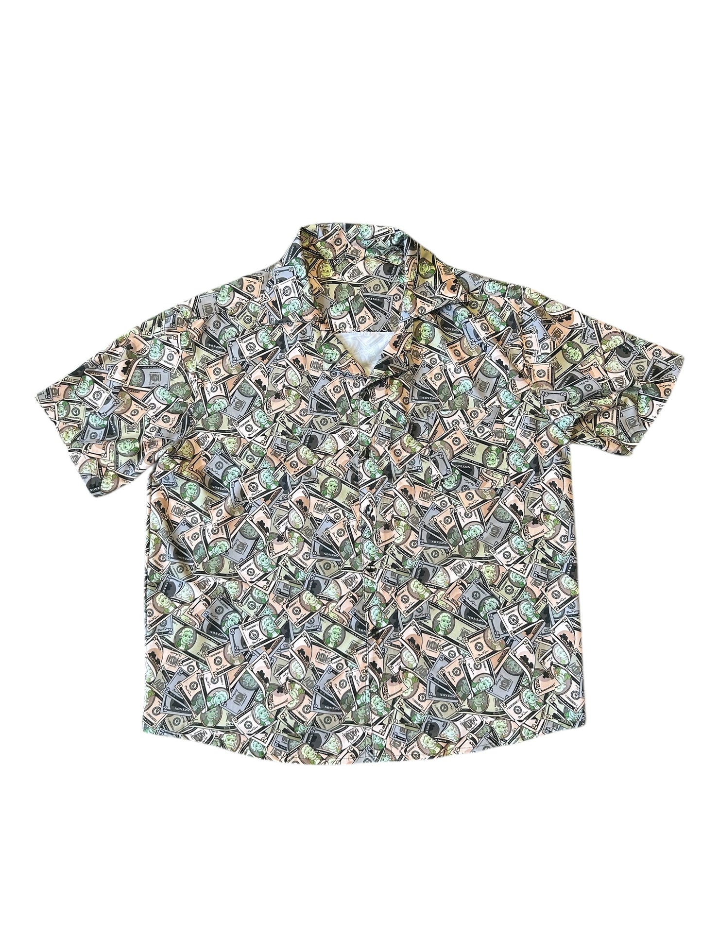 LUCKY 2’S ALL OVER PRINT BUTTON UP