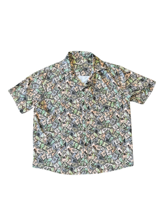 LUCKY 2’S ALL OVER PRINT BUTTON UP