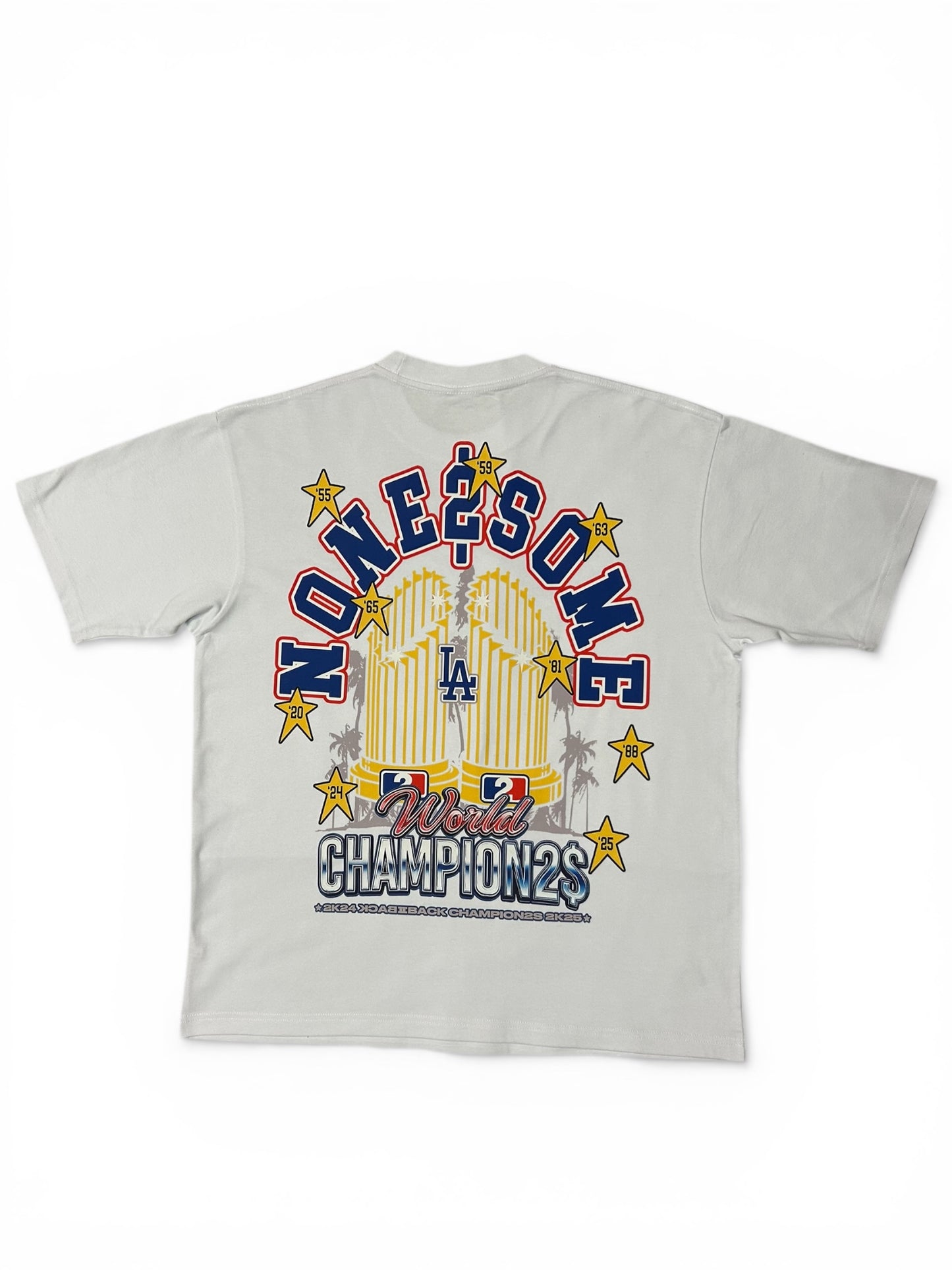 WORLD CHAMPION2$ TROPHIES T-SHIRT (White)