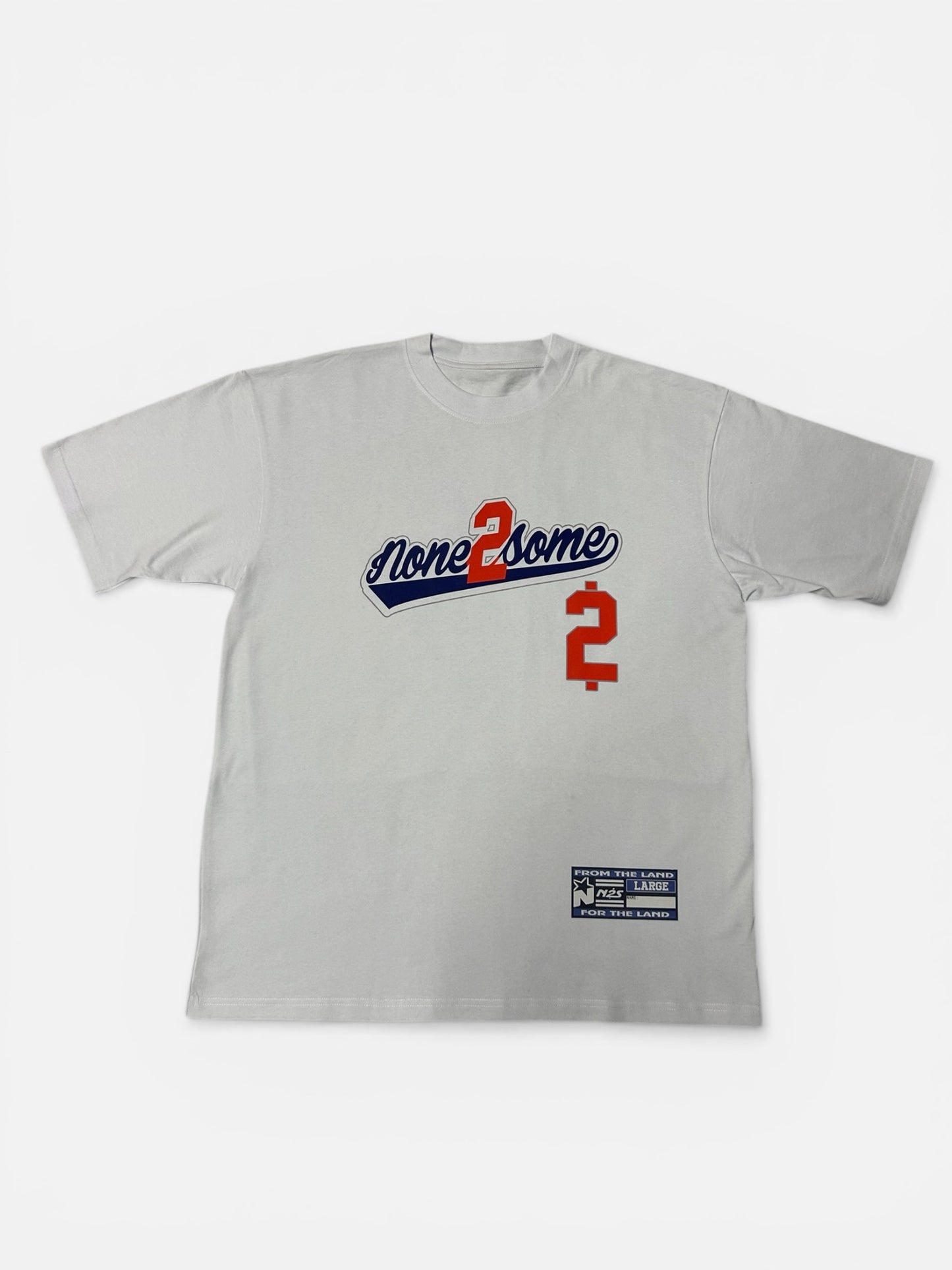 NONE2SOME DODGERS SCRIPT T-SHIRT (White)