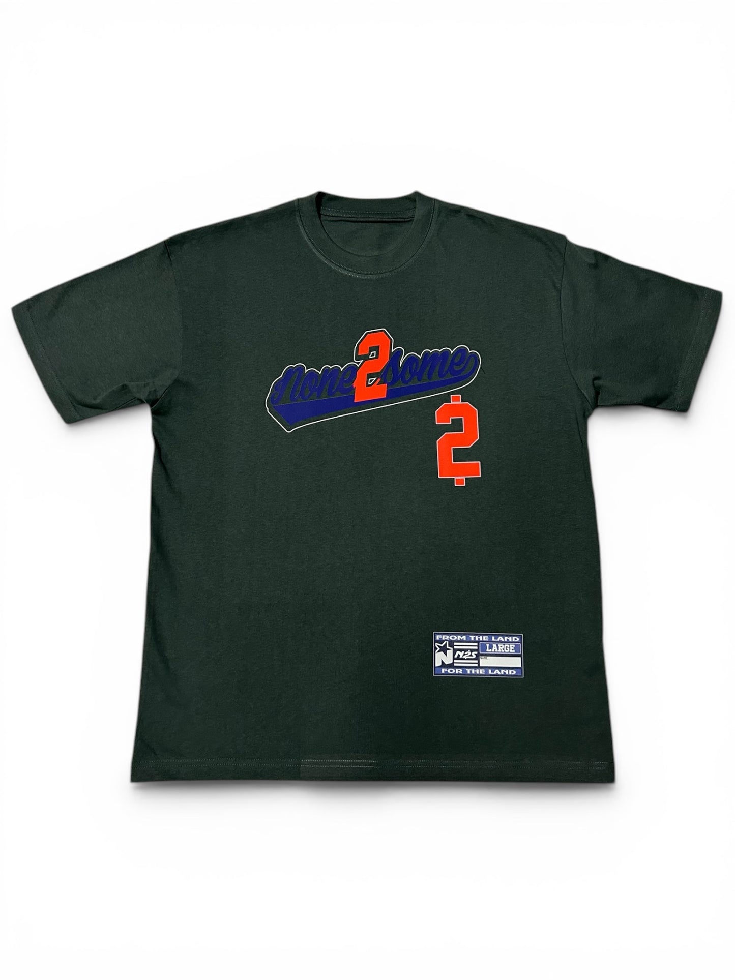 NONE2SOME DODGERS SCRIPT T-SHIRT (Space gray)